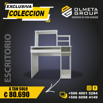 Escritorio con gaveta de teclado