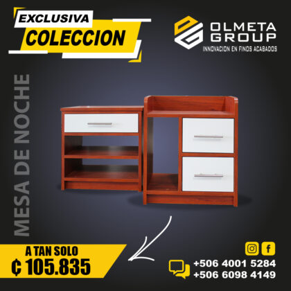 Juego de mesas de noche